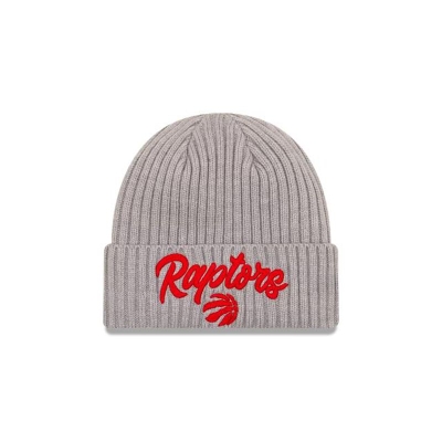 Toronto Raptors Gorra | New Era NBA Draft Cuff Knit Beanie Mexico - Grises
